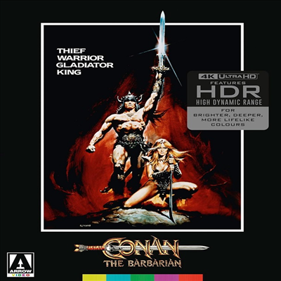 Conan The Barbarian (Limited Edition) (코난 - 바바리안) (1982)(한글무자막)(4K Ultra HD + Blu-ray)