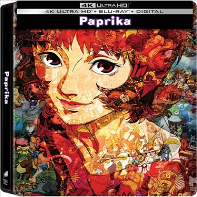 Paprika (파프리카) (Steelbook)(4K Ultra HD+Blu-ray)(한글무자막)
