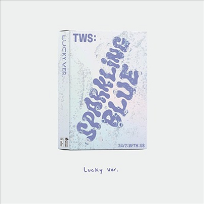 투어스 (TWS) - Sparkling Blue (1st Mini Album)(Lucky Version)(미국반 독점 엽서)(미국빌보드집계반영)(CD)