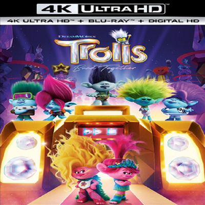 Trolls Band Together (트롤: 밴드 투게더) (4K Ultra HD+Blu-ray)(한글무자막)