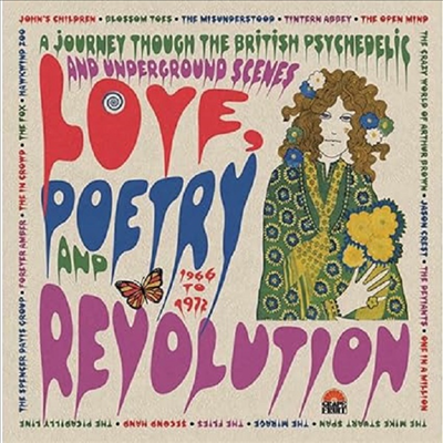 Various Artists - Love Poetry And Revolution: A Journey Through The British Psychedelic And Underground Scenes 1966 To 1972 (3CD)