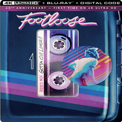 Footloose (자유의 댄스) (1984)(Steelbook)(한글무자막)(4K Ultra HD + Blu-ray)