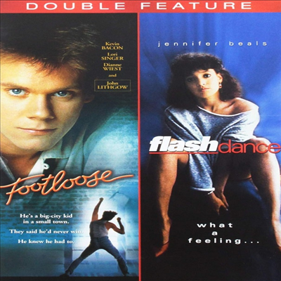 Footloose (자유의 댄스) (1984) / Flashdance (플래시댄스) (1983)(지역코드1)(한글무자막)(DVD)