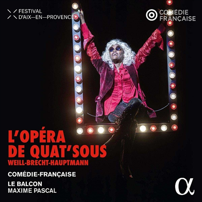 쿠르트 바일: 서푼짜리 오페라 (Kurt Weill: L&#39;Opera de quat&#39;sous) (180g)(2LP) - Maxime Pascal