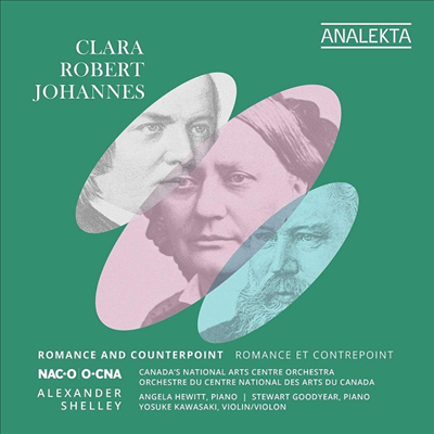 슈만, 브람스: 교향곡 4번 & 클라라 슈만: 피아노와 관현악을 위한 로망스 (Schumann, Brahms: Symphony No.4 & Clara Schumann: Romances for Piano and Orchestral) (2CD)(CD) - Alexander Shelley