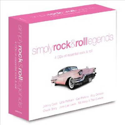 Various Artists - Simply Rock & Roll Legends (4CD Box-Set)