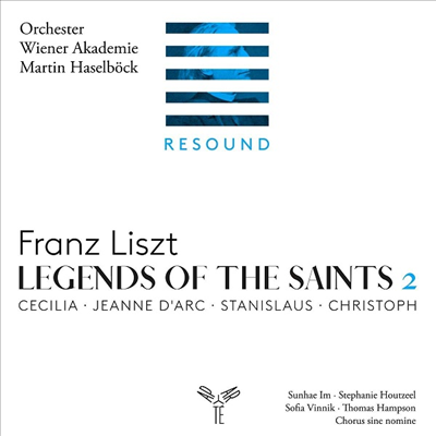 리스트: 성자들의 전설 2집 (Liszt: Legends of the Saints, Vol.2)(CD) - Martin Haselbock
