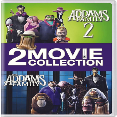 The Addams Family (아담스 패밀리) (2019) / The Addams Family 2 (아담스 패밀리 2) (2021)(지역코드1)(한글무자막)(DVD)