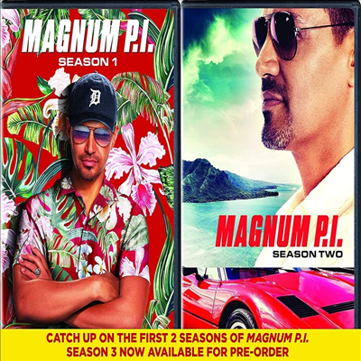 Magnum P.I.: Seasons 1 &amp; 2 (매그넘 P.I.: 시즌 1 &amp; 2) (2018)(지역코드1)(한글무자막)(DVD)