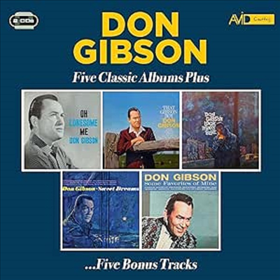 Don Gibson - Five Classic Albums Plus (Remastered)(5 Bonus Tracks)(5 On 2CD)