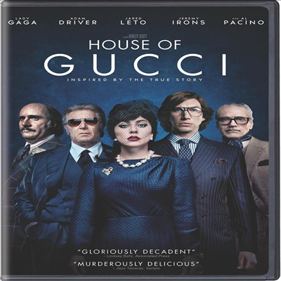 House Of Gucci (하우스 오브 구찌) (2021)(지역코드1)(한글무자막)(DVD)