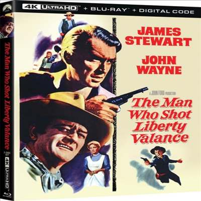 The Man Who Shot Liberty Valance (리버티 밸런스를 쏜 사나이) (1962)(한글무자막)(4K Ultra HD + Blu-ray)