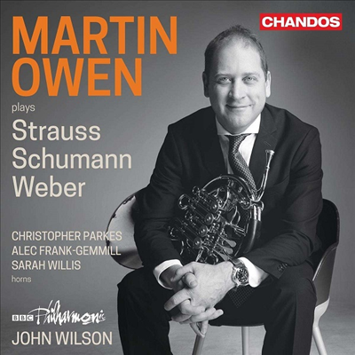 R.슈트라우스: 호른 협주곡 1 & 2번 (R.Strauss: Horn Concertos Nos.1 & 2)(CD) - Martin Owen