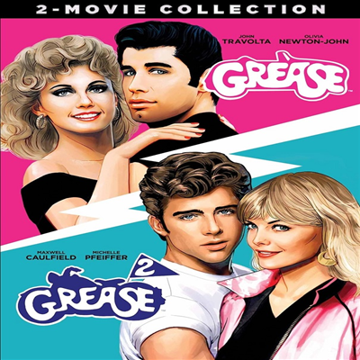 Grease (그리스) (1978) / Grease 2 (그리스 2) (1982)(지역코드1)(한글무자막)(DVD)