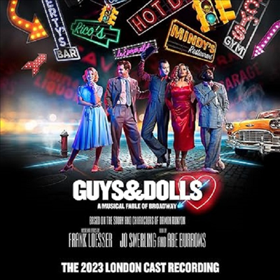 Frank Loesser - Guys & Dolls (아가씨와 건달들) (A Musical Fable of Broadway)(2023 London Cast Recording)(CD)