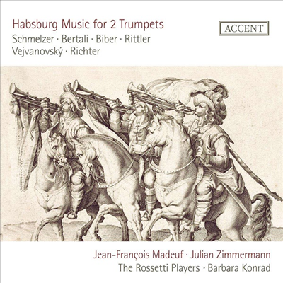 두 대의 트럼펫을 위한 합스부르크 제국의 음악 (Habsburg Music For Two Trumpets)(CD) - Jean-Francois Madeuf