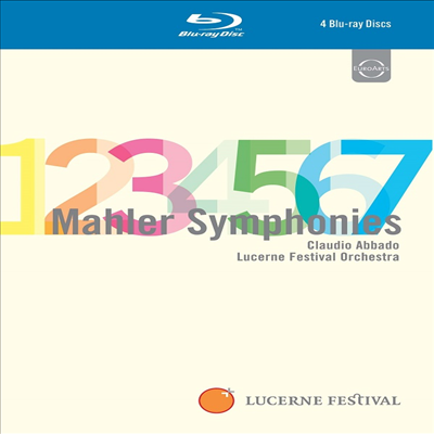 말러: 교향곡 1 - 7번 (Mahler: Symphonies Nos.1 - 7) (한글무자막)(4Blu-ray) (2024)(Blu-ray) - Claudio Abbado