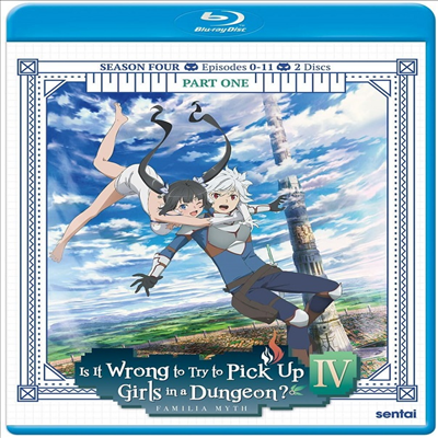 Is It Wrong To Try To Pick Up Girls In A Dungeon?: Season 4 - Part 1 (던전에서 만남을 추구하면 안 되는 걸까?: 시즌 4 - 파트 1)(한글무자막)(Blu-ray)