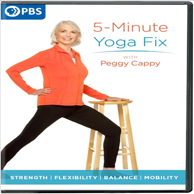 5-Minute Yoga Fix with Peggy Cappy (페기 캐피와 함께하는 5분 요가 수정)(지역코드1)(한글무자막)(DVD)
