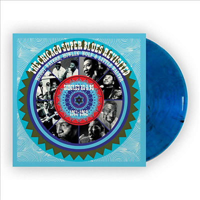 Muddy Waters, Howlin&#39; Wolf &amp; Little Walter - Chicago Super Blues Revisited (Blue Vinyl LP)