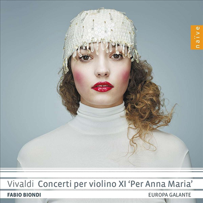 비발디: 바이올린 협주곡 11집 ' 안나 마리아를 위하여' (Vivaldi: Concerti Per Violino Xi 'per Anna Maria')(CD) - Fabio Biondi