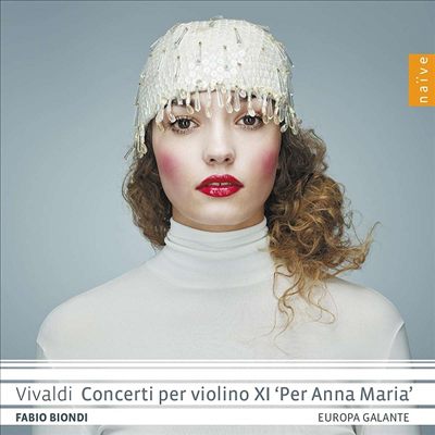 비발디: 바이올린 협주곡 11집 &#39; 안나 마리아를 위하여&#39; (Vivaldi: Concerti Per Violino Xi &#39;per Anna Maria&#39;)(CD) - Fabio Biondi