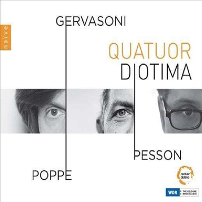 제르바소니, 페송 & 포페: 현악 사중주 (Gervasoni, Pesson & Poppe: String Quartets) (3CD) - Quatuor Diotima