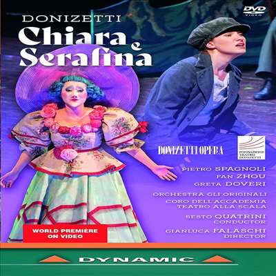 도니체티: 오페라 '키아라와 세라피나' (Donizetti: Opera 'Chiara E Serafina') (한글자막)(DVD) (2024) - Sesto Quatrini