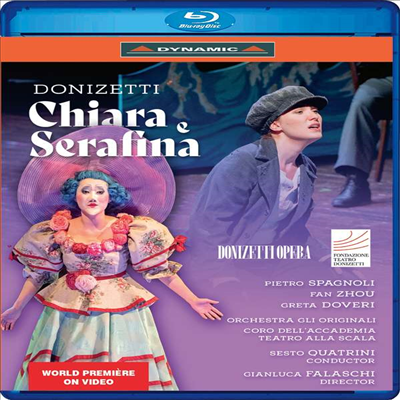 도니체티: 오페라 &#39;키아라와 세라피나&#39; (Donizetti: Opera &#39;Chiara E Serafina&#39;) (한글자막)(Blu-ray) (2024) - Sesto Quatrini