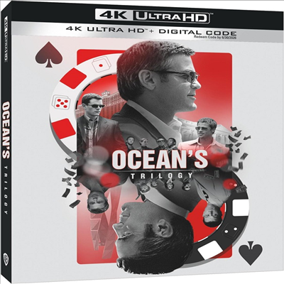 Ocean's Trilogy: Ocean's Eleven (2001) / Ocean's Twelve (2004) / Ocean's Thirteen (2007) (오션스 시리즈 3부작)(한글무자막)(4K Ultra HD)