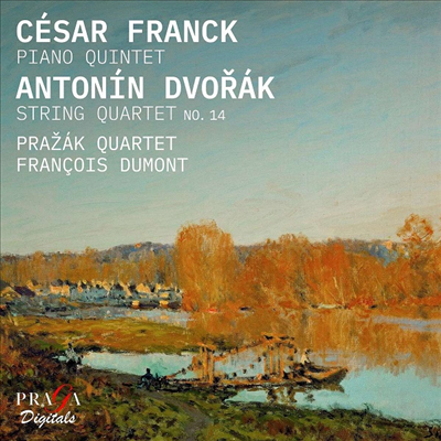 드보르작: 현악 사중주 14번 & 프랑크: 피아노 오중주 (Dvorak: String Quartet No,14 & Franck: Piano Quintet)(CD) - Prazak Quartet