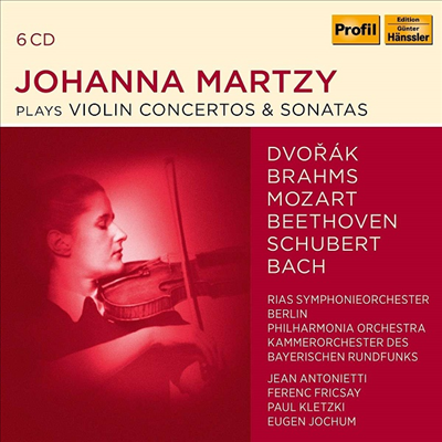 요한나 마르치 - 바이올린 협주곡 & 소나타 (Johanna Martzy Plays Violin Concertos & Sonatas) (6CD) - Johanna Martzy