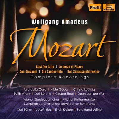 모차르트 오페라 5부작 - 1955년 빈의 역사 (Mozart 5 Operas - Historische Einspielungen aus Wien 1955) (10CD Boxset) - Mozart, Wolfgang Amadeus