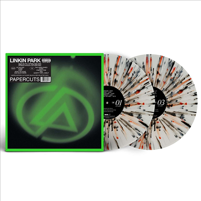 Linkin Park - Papercuts (Singles Collection 2000-2023) (Limited Indie Exclusive Edition) (Clear Black&Red Splatter Vinyl 2LP)