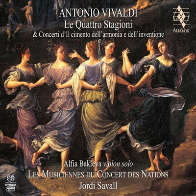비발디: 사 계 - 소네트 버전 (Vivaldi: Le Quattro Stagioni & Concerti Dll Cimento Dellarmonia E Dellinvenzione) (Digipack)(2SACD Hybrid) - Alfia Bakieva