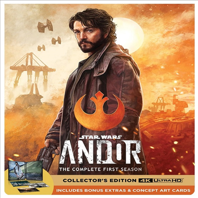 Andor: The Complete First Season (Collector&#39;s Edition) (안도르: 시즌 1)(Steelbook)(한글무자막)(4K Ultra HD)