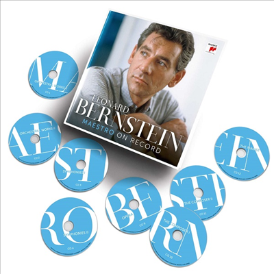 레너드 번스타인 - 마에스트로 온 레고드 (Leonard Bernstein - Maestro On Record) (12CD Boxset)(CD) - Leonard Bernstein