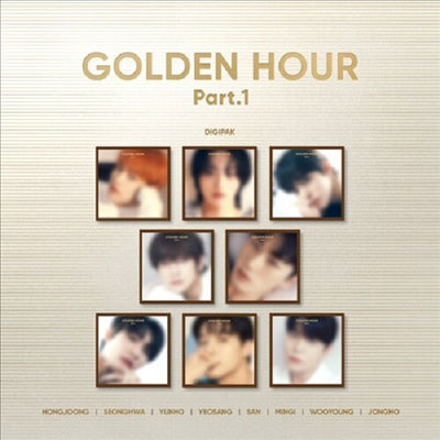 에이티즈 (Ateez) - Golden Hour : Part.1 (Digipack)(커버 랜덤)(미국반 독점 포토카드 랜덤)(미국빌보드집계반영)(CD)