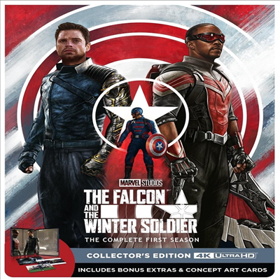 The Falcon and the Winter Soldier: The Complete First Season (팔콘과 윈터 솔져: 시즌 1) (2021)(Steelbook)(한글무자막)(4K Ultra HD)