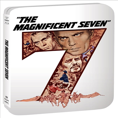 The Magnificent Seven (황야의 7인) (1960)(Steelbook)(한글무자막)(4K Ultra HD + Blu-ray)
