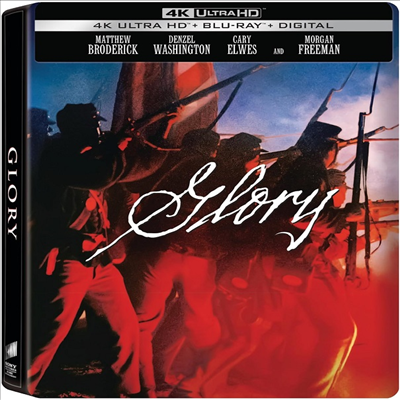 Glory (35th Anniversary) (영광의 깃발) (1989)(SteelBook)(한글무자막)(4K Ultra HD + Blu-ray)