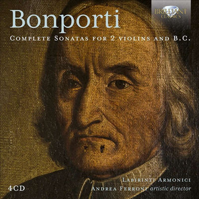 본포르티: 두 대의 바이올린과 통주저음을 위한 소나타 (Bonporti: Complete Sonatas for 2 Violins and Basso continuo) (4CD) - Andrea Ferroni