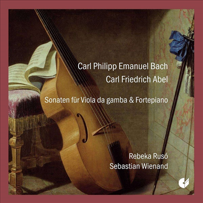 C.P.E.바흐 &amp; 아벨: 비올라 다 감바 &amp; 포르테피아노 작품집 (C.P.E. Bach &amp; Abel: Viola da Gamba and Fortepiano Works)(CD) - Rebeka Ruso