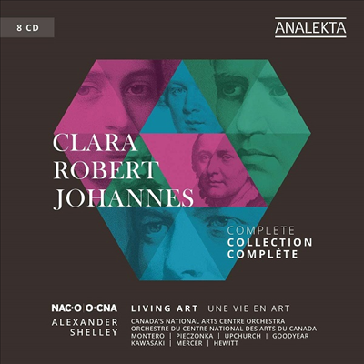 클라라, 로베르트 &amp; 요하네스 (Orchestre du CNA du Canada - Clara, Robert &amp; Johannes) (8CD Boxset) - Alexander Shelley