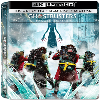 Ghostbusters: Frozen Empire (고스트버스터즈: 오싹한 뉴욕) (Steelbook)(4K Ultra HD+Blu-ray)(한글무자막)(4K Ultra HD)