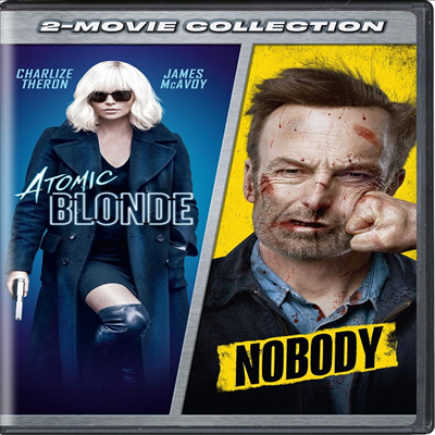 Atomic Blonde (아토믹 블론드) (2017) / Nobody (노바디) (2021)(지역코드1)(한글무자막)(DVD)