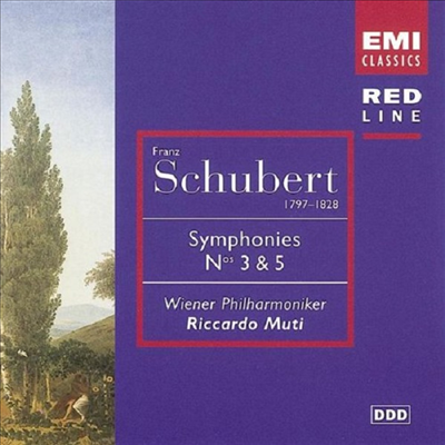 슈베르트: 교향곡 3, 5번 (Schubert: Symphonies No.3 & 5)(CD) - Riccardo Muti