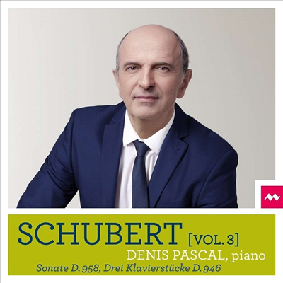 슈베르트: 피아노 소나타 21번 & 3개의 소품 (Schubert Vol. 3 - Piano Sonata No.21 & 3 Klavierstucke D.946)(CD) - Denis Pascal