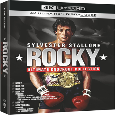 Rocky 6-Film Collection (록키 컬렉션) (4K Ultra HD)(한글무자막)(Blu-ray)