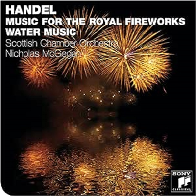 헨델: 왕궁의 불꽃놀이, 수상 음악 (Handel: Fireworks Music & Water Music)(CD) - Nicholas McGegan